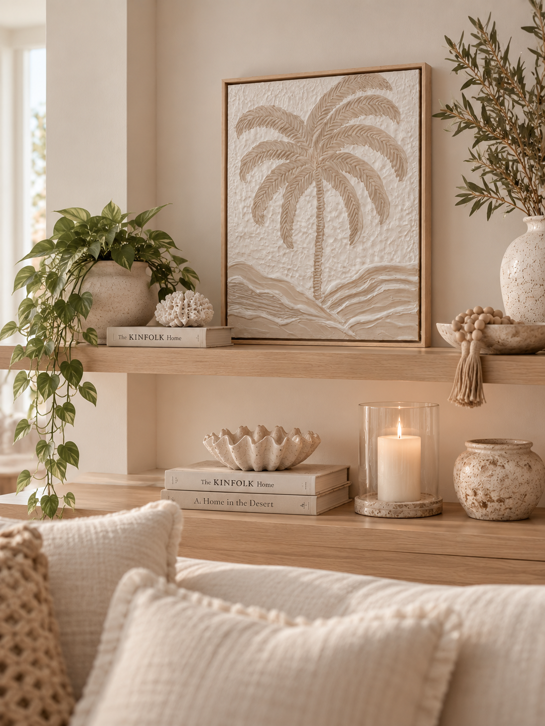 Tulum Palm | Available Now | Soft Neutrals