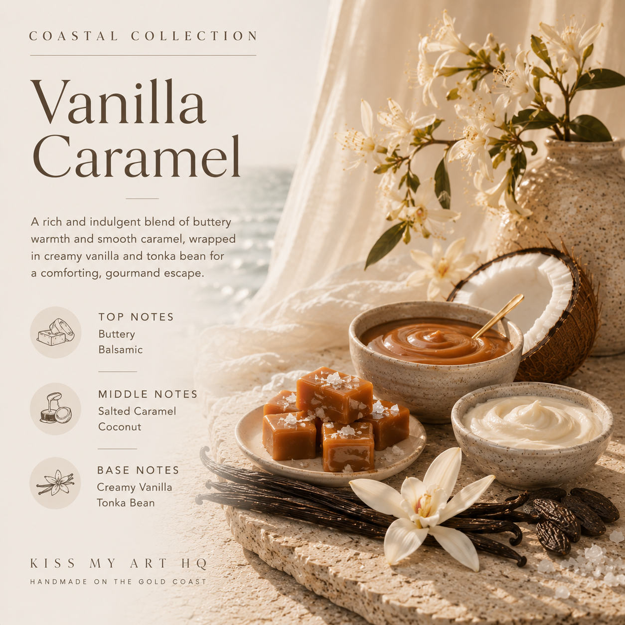 With Love Collection | Large Wax Melts Tub | Vanilla Caramel
