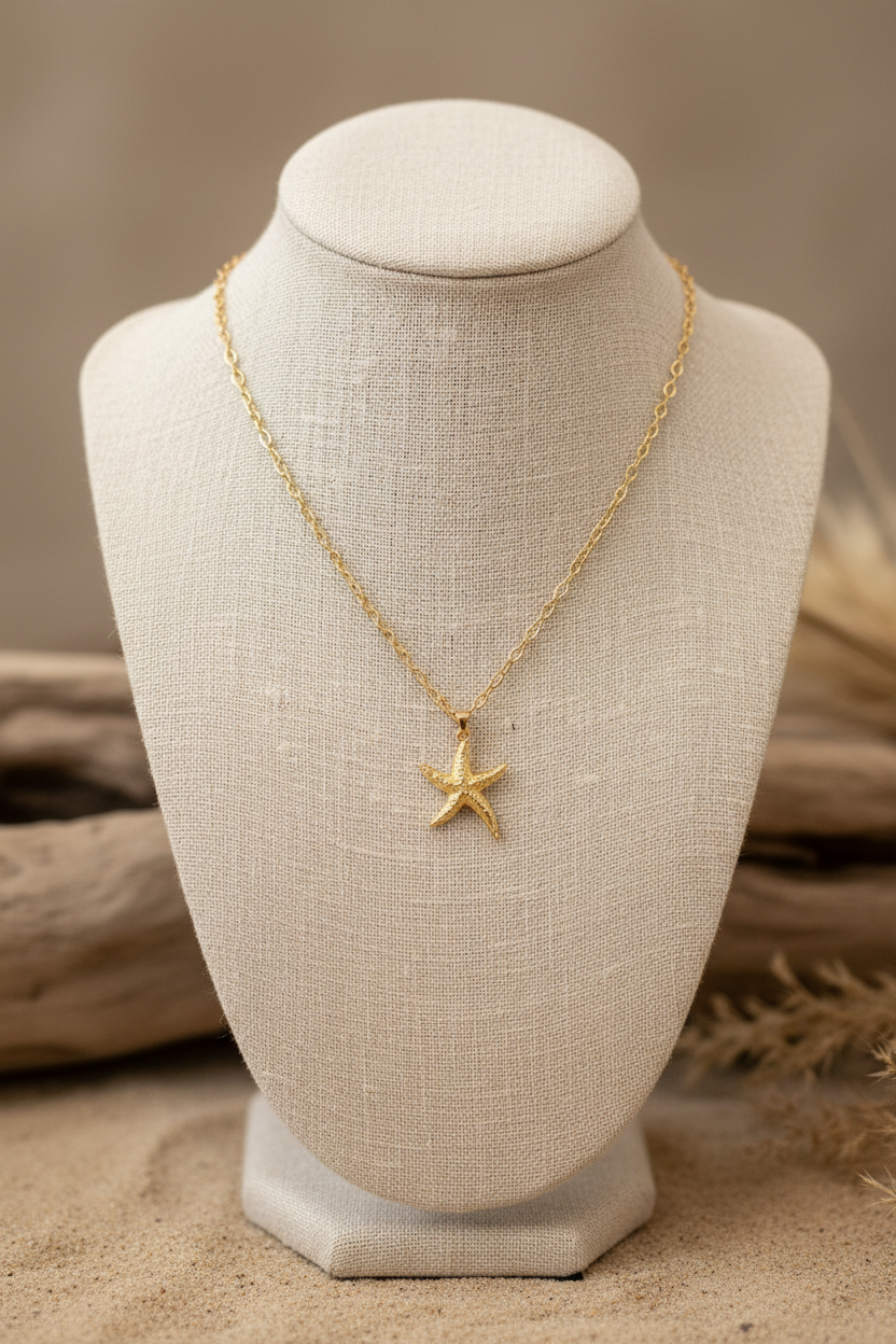 Starfish Bay Necklace | Gold