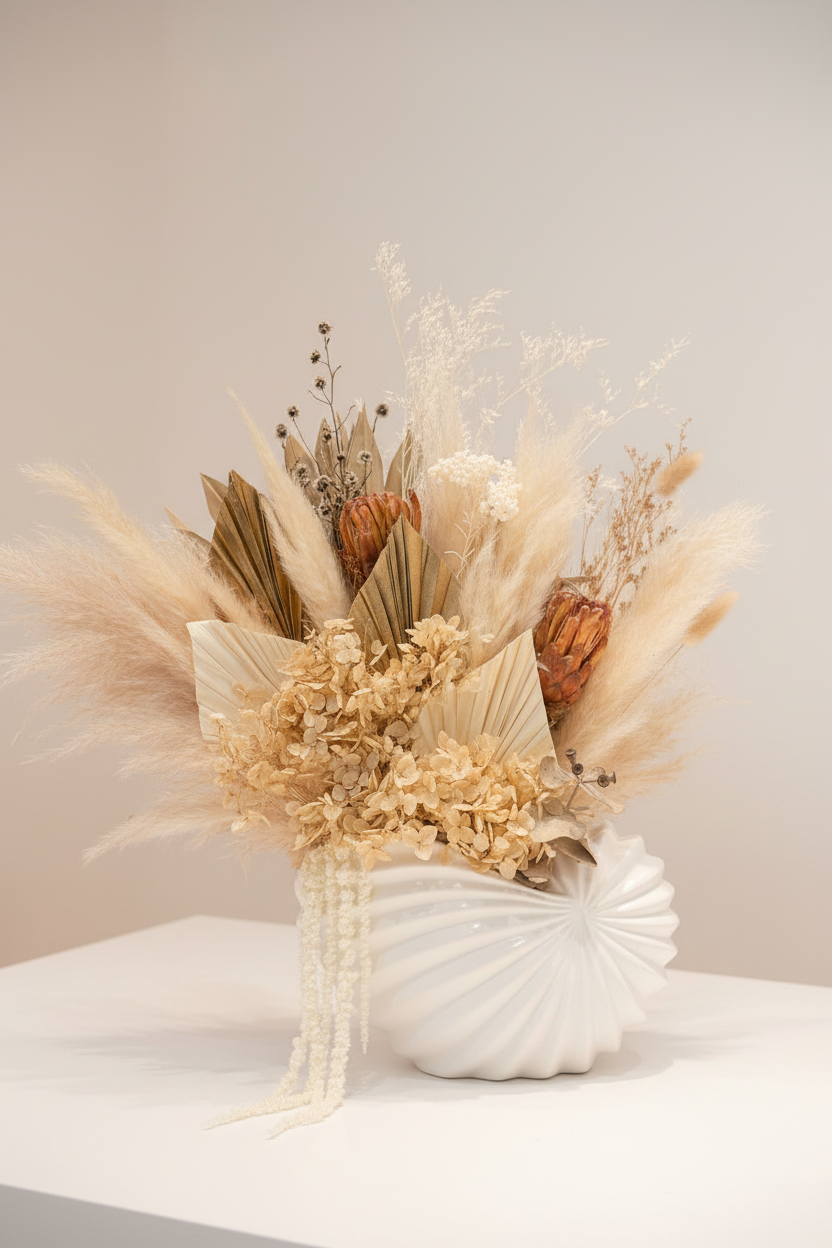 Luxe Preserved Arrangement | Neutral Tones