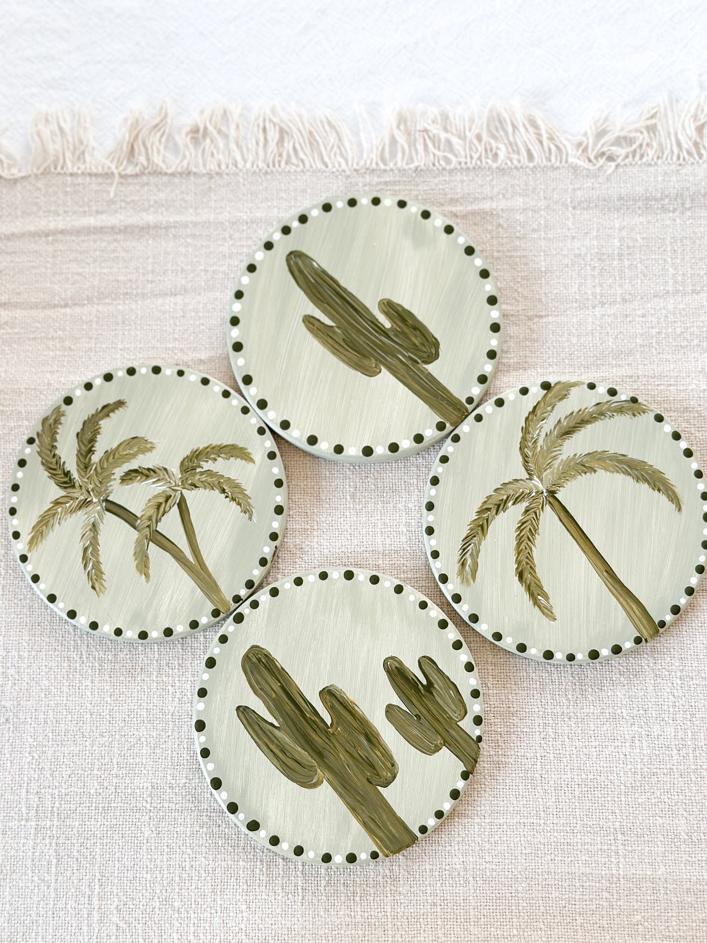 Coastal Oasis Coasters | Set of 4