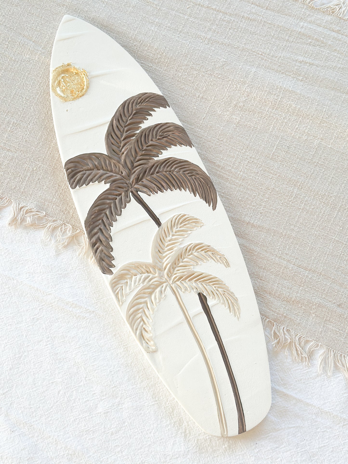 Golden Palms | Surfboard