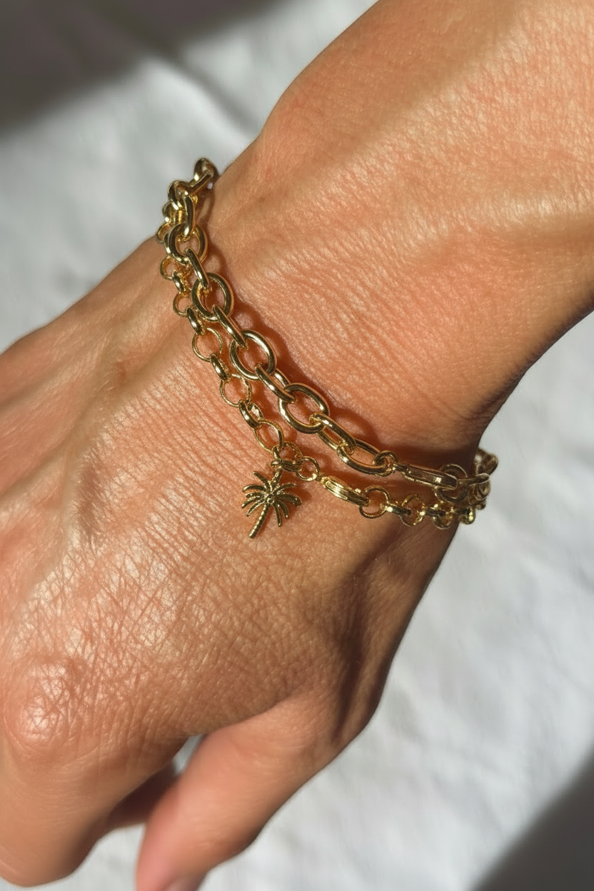 Palm Cove Bracelet | Gold