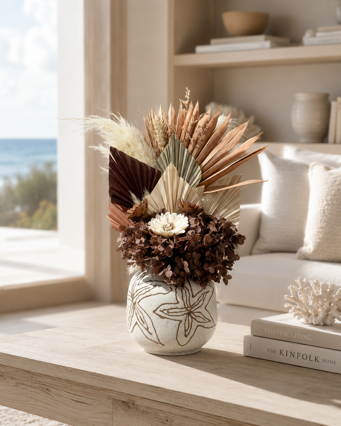 Ocean Whispers Preserved Arrangement | Rich & Earthy