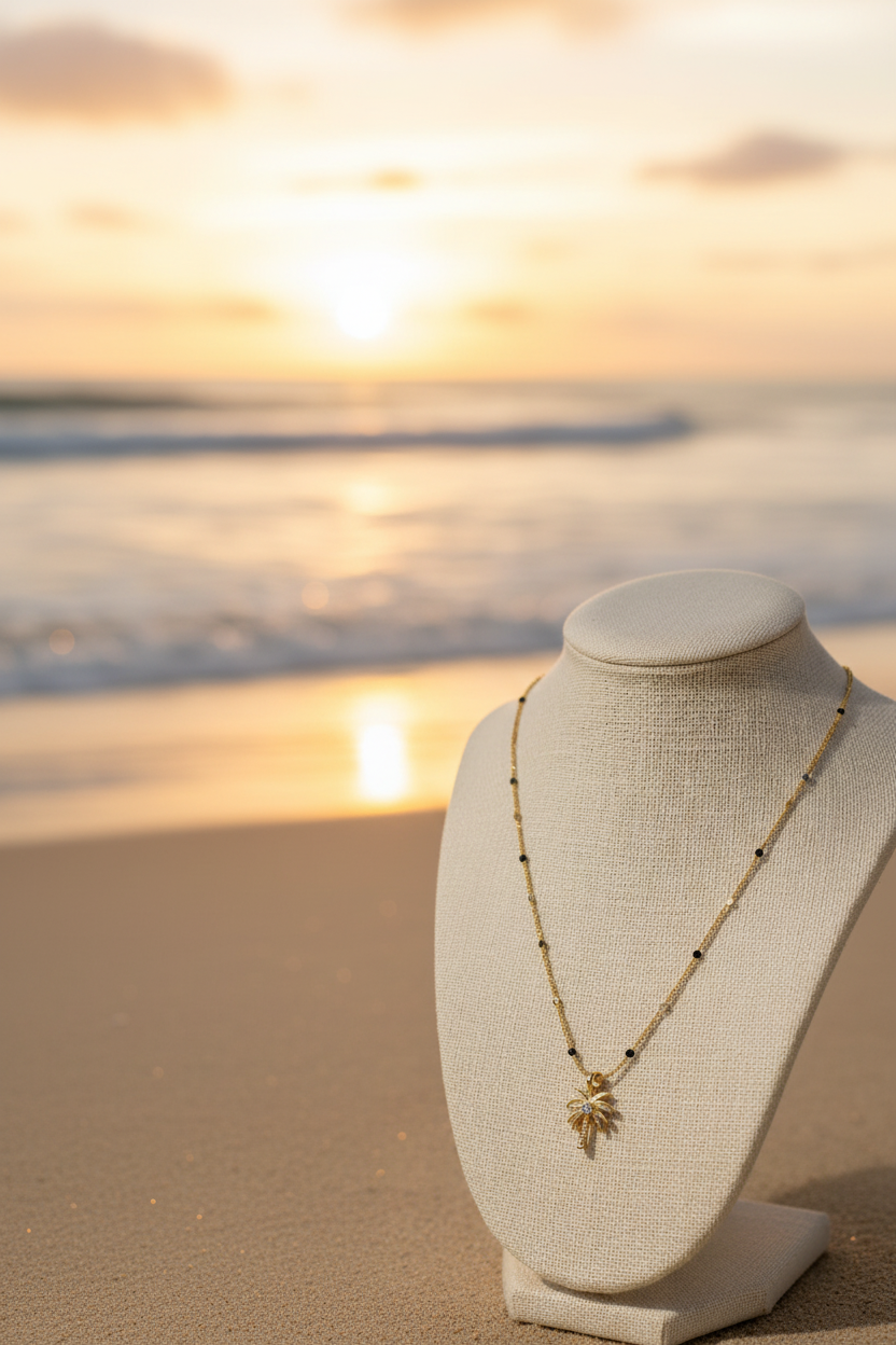 Palm Cove Necklace | Gold