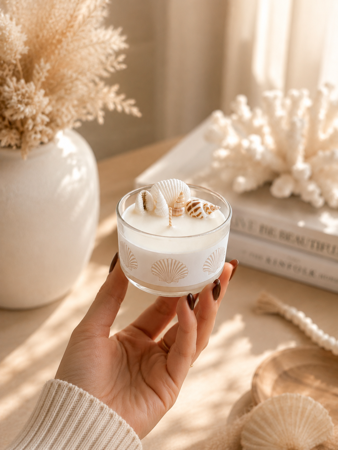 Little Seashell Kisses | Petite Candle