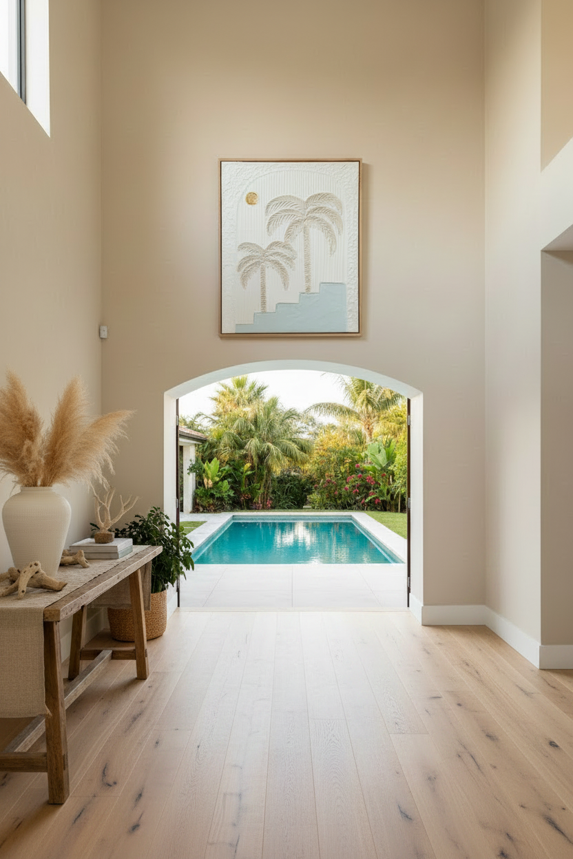 Amalfi Palms | Sand & Blue -