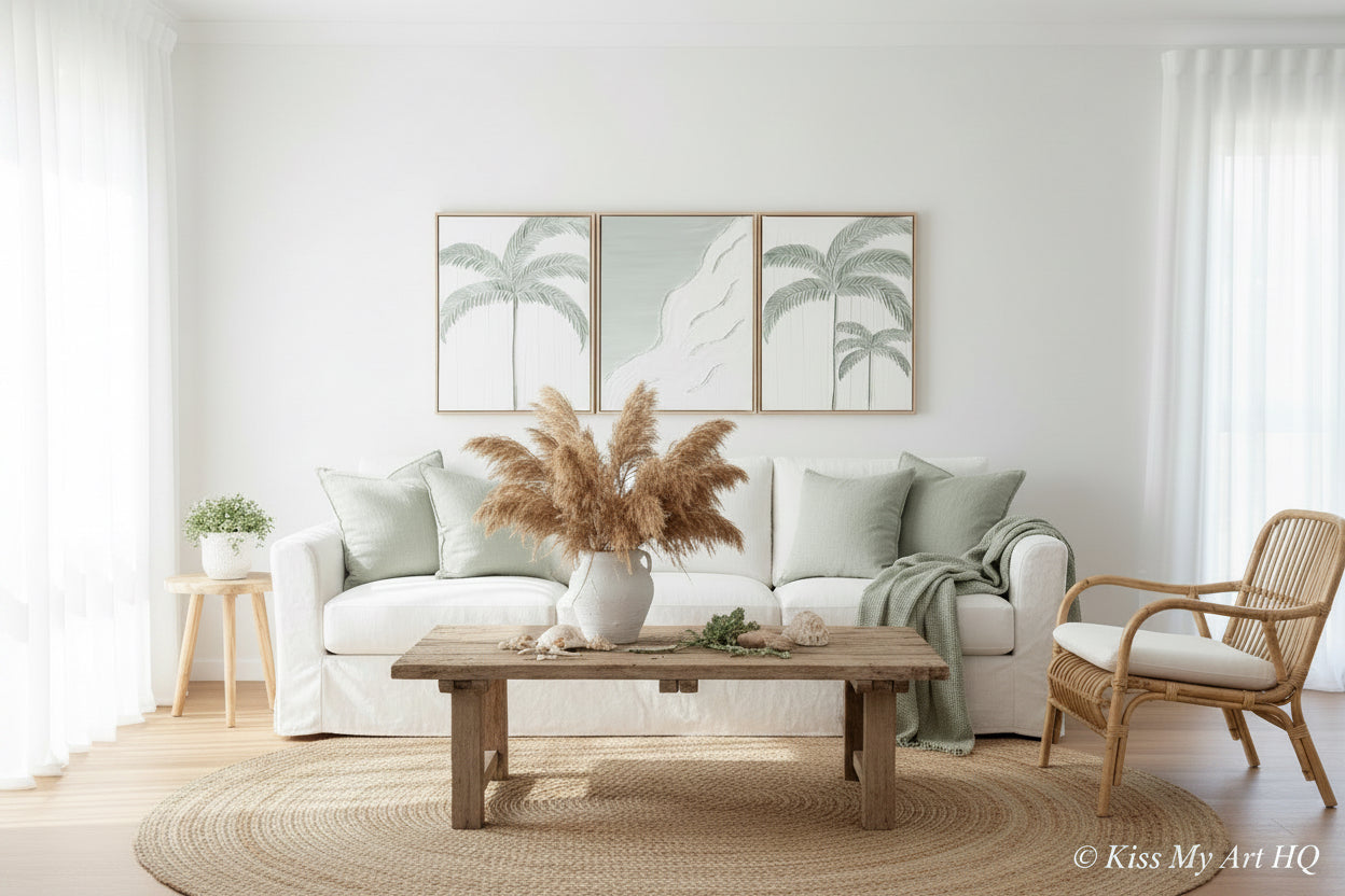 Cali Beach Trio |Sage & White -