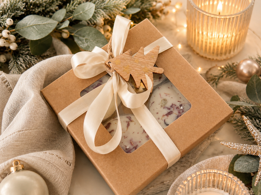 Bloom Maxi Tea Lights | Christmas Gift Box | Set of 4