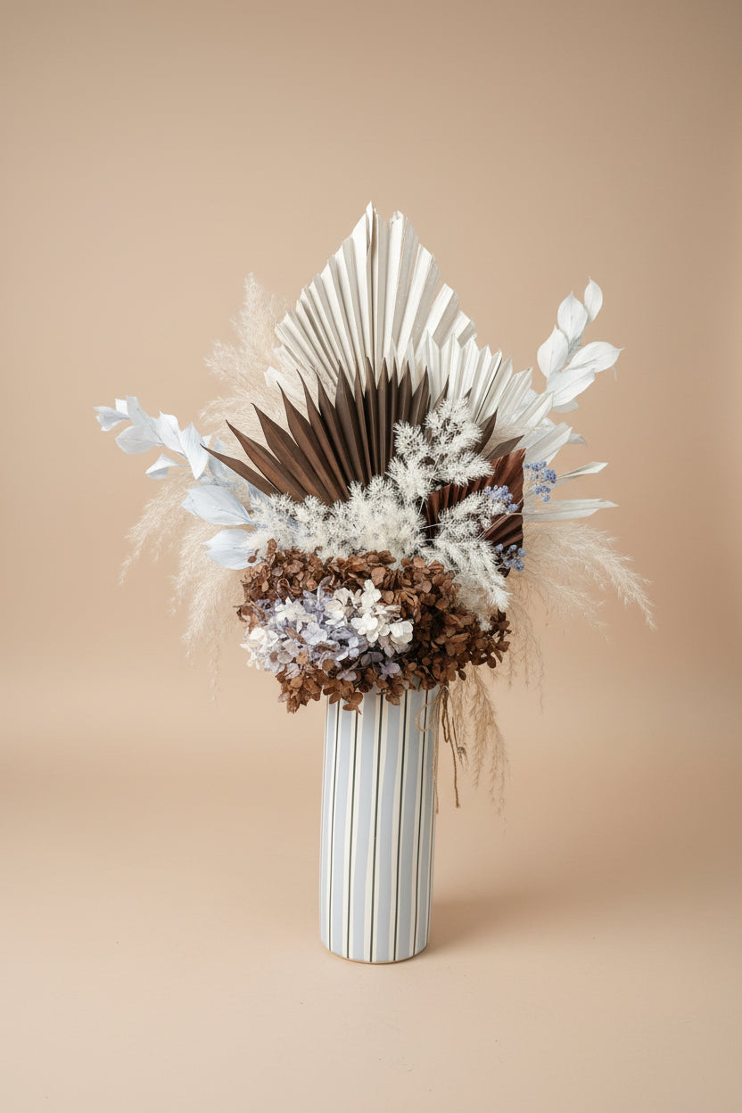 Signature Preserved Arrangement | Blue & Chocolate