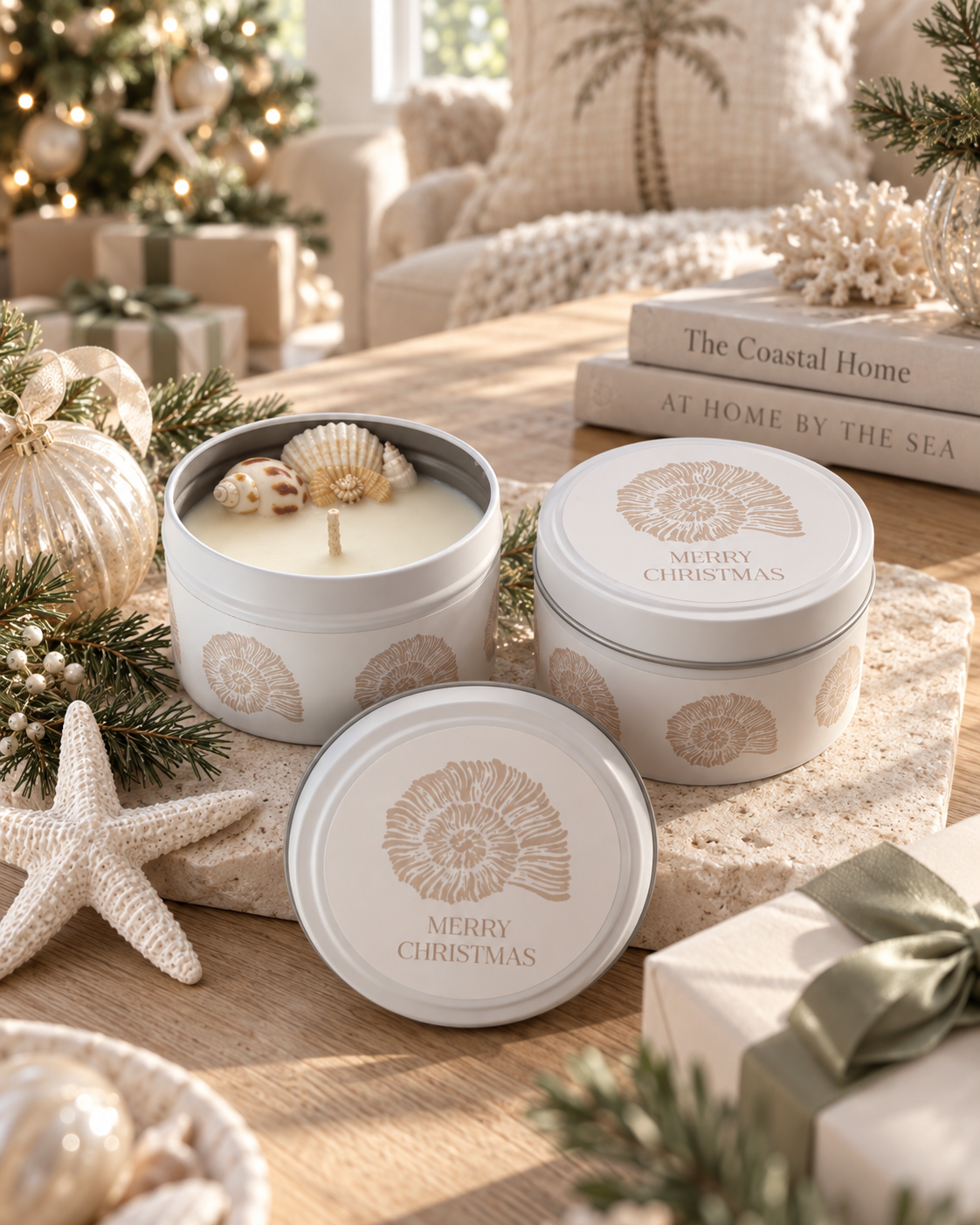 Beachside Christmas | 200 mL Tin Candle