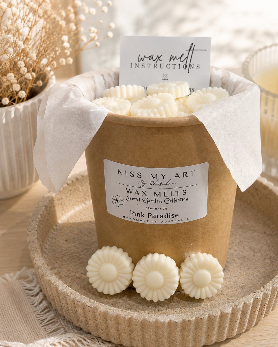 Secret Garden Collection | Large Wax Melts Box | Pink Paradise