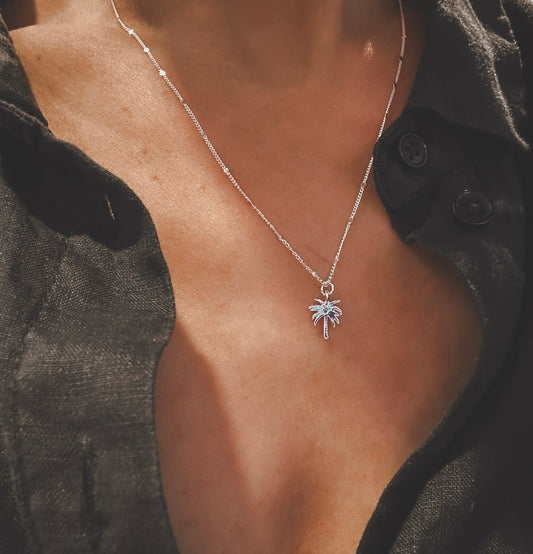 Palm Cove Necklace | Silver