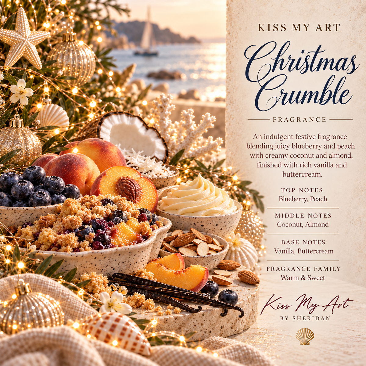 Beachside Christmas Candle | 350 mL