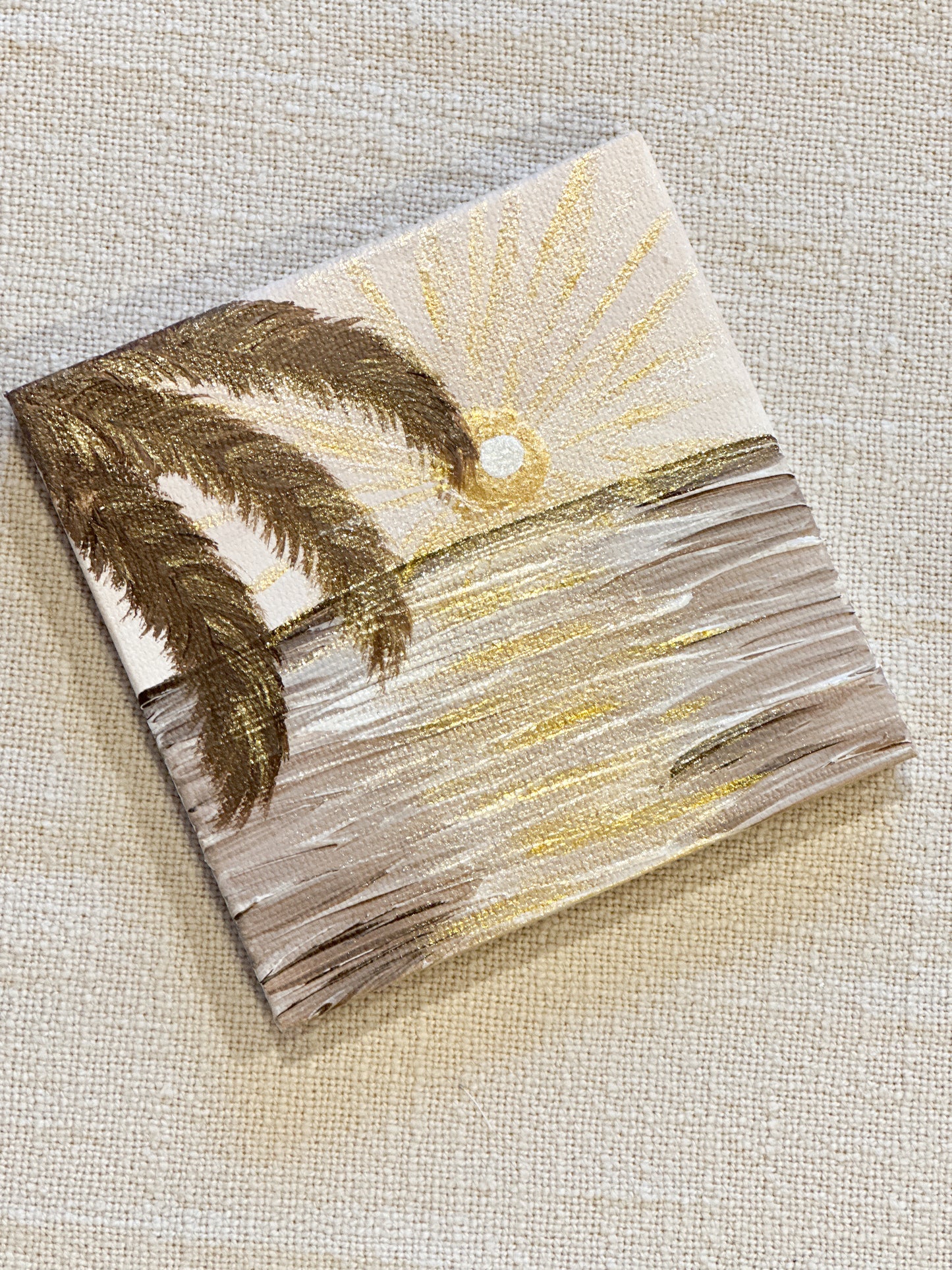 Golden Horizon | Mini Original Artwork Collection | Magnetic