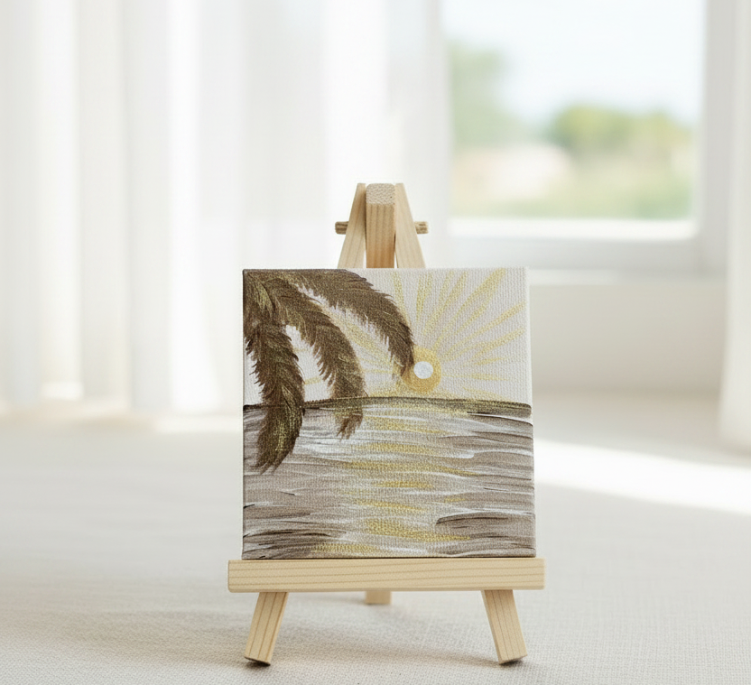 Golden Horizon | Mini Original Artwork Collection | Magnetic