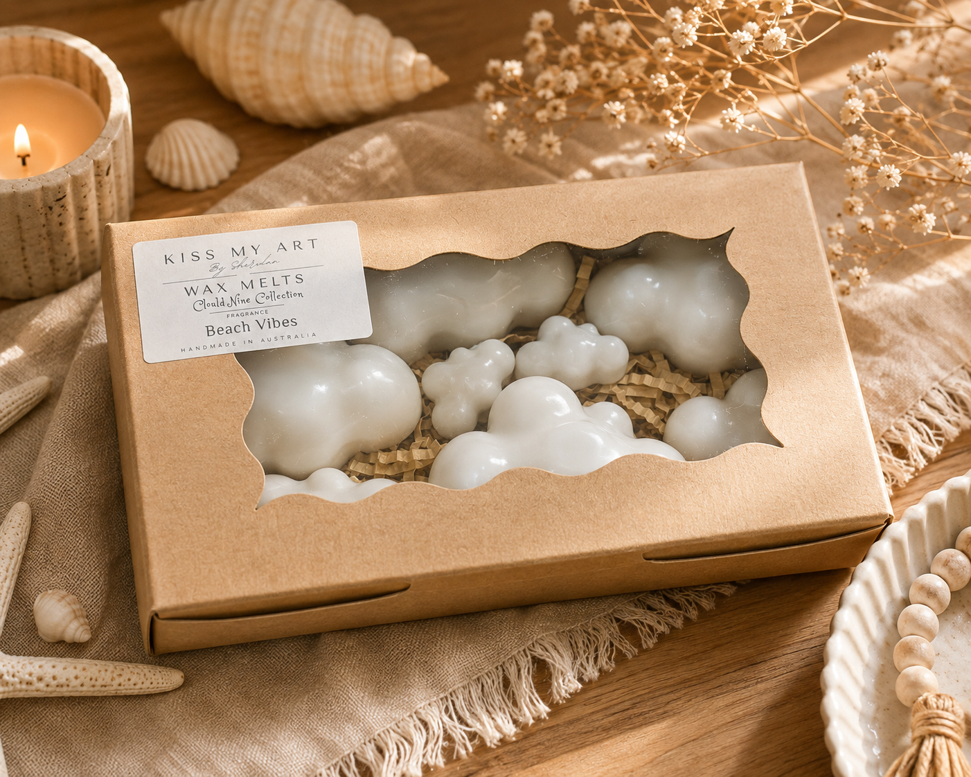 Cloud Nine Collection | Wax Melts Gift Box | Beach Vibes