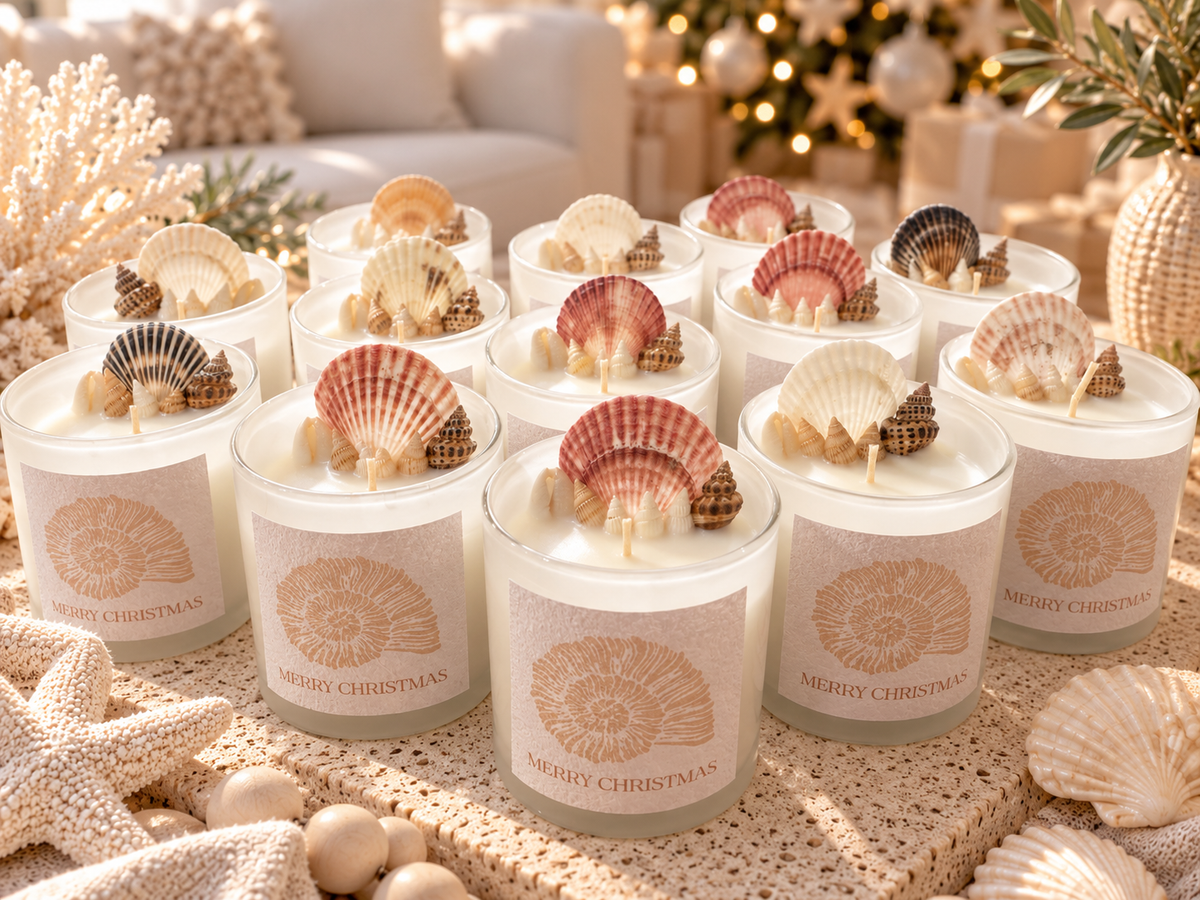 Merry Christmas Coastal Candle | 200 mL