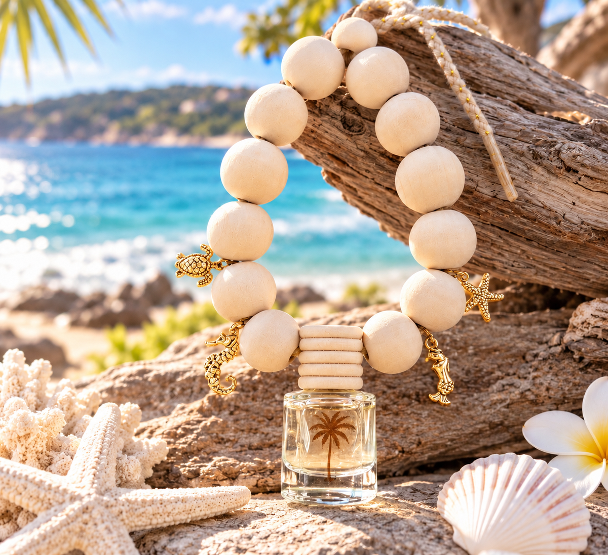 Ocean Treasures | Car Diffuser | Gold