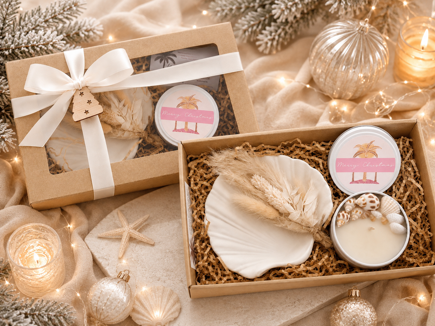 Coastal Christmas Gift Box