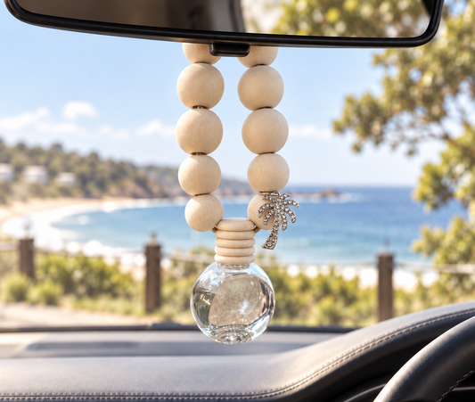 Coconut & Lime | Car Diffuser | Silver Palm Tree