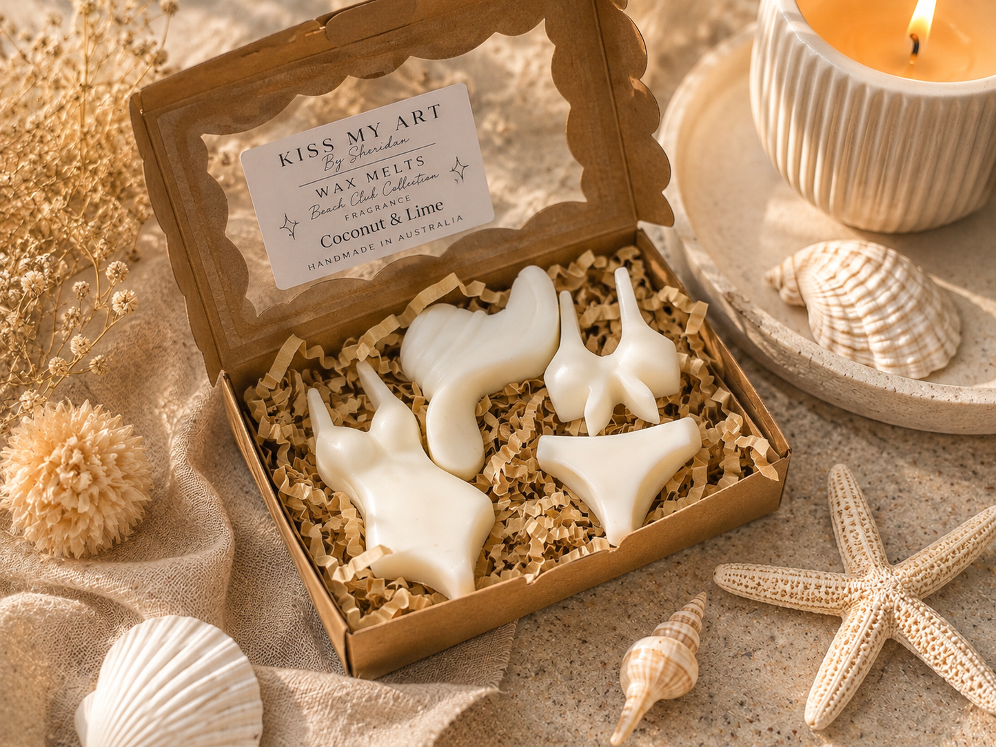 Beach Club Collection | Wax Melt Gift Box | Coconut & Lime