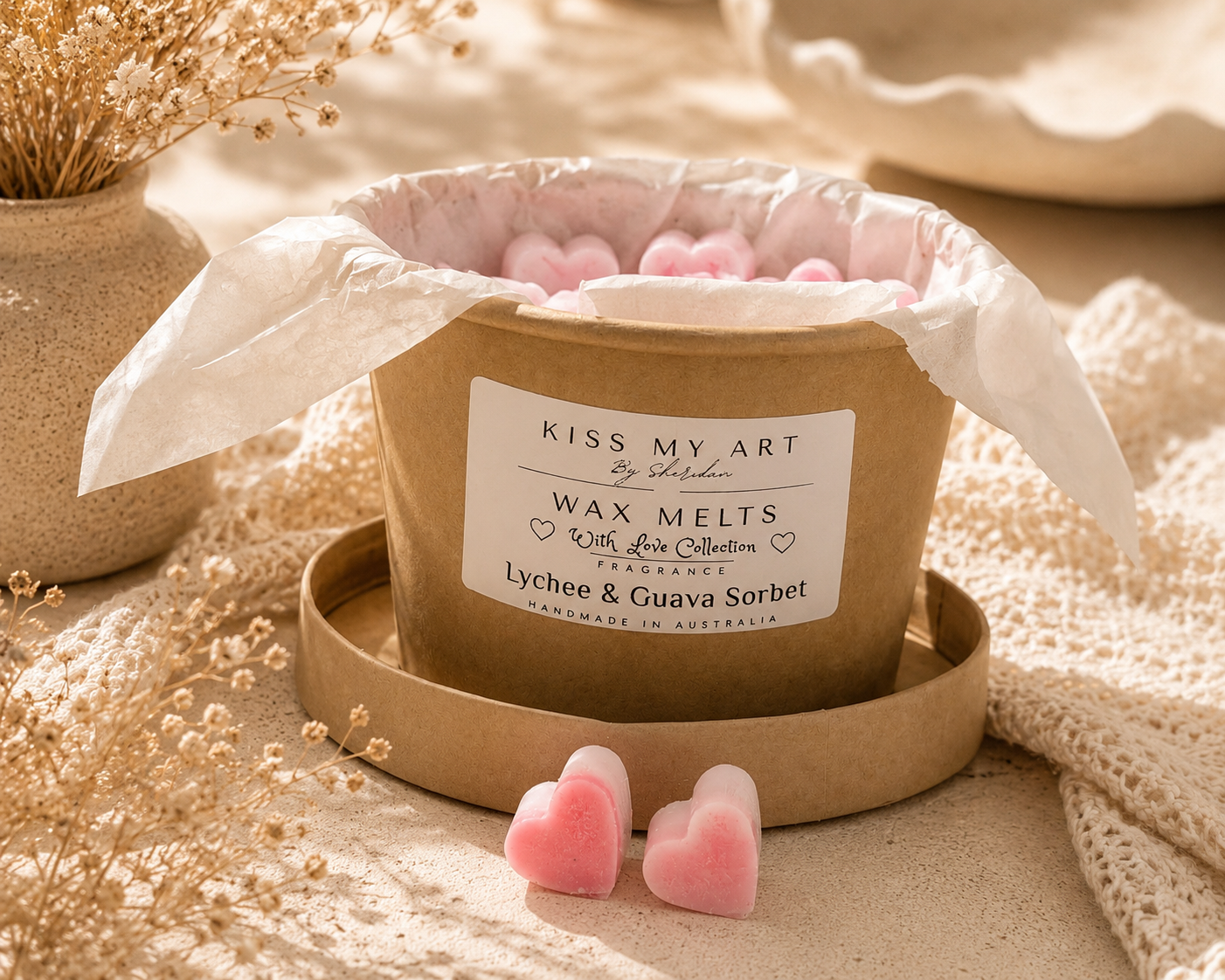 Love Collection | Wax Melts Tub | Lychee & Guava Sorbet