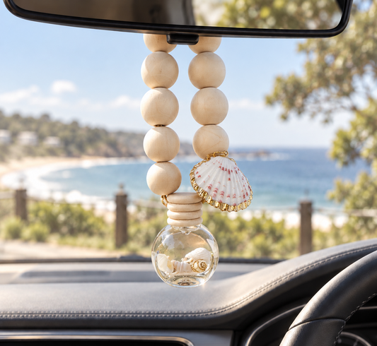 Coconut & Lime | Car Diffuser | Large White Shell