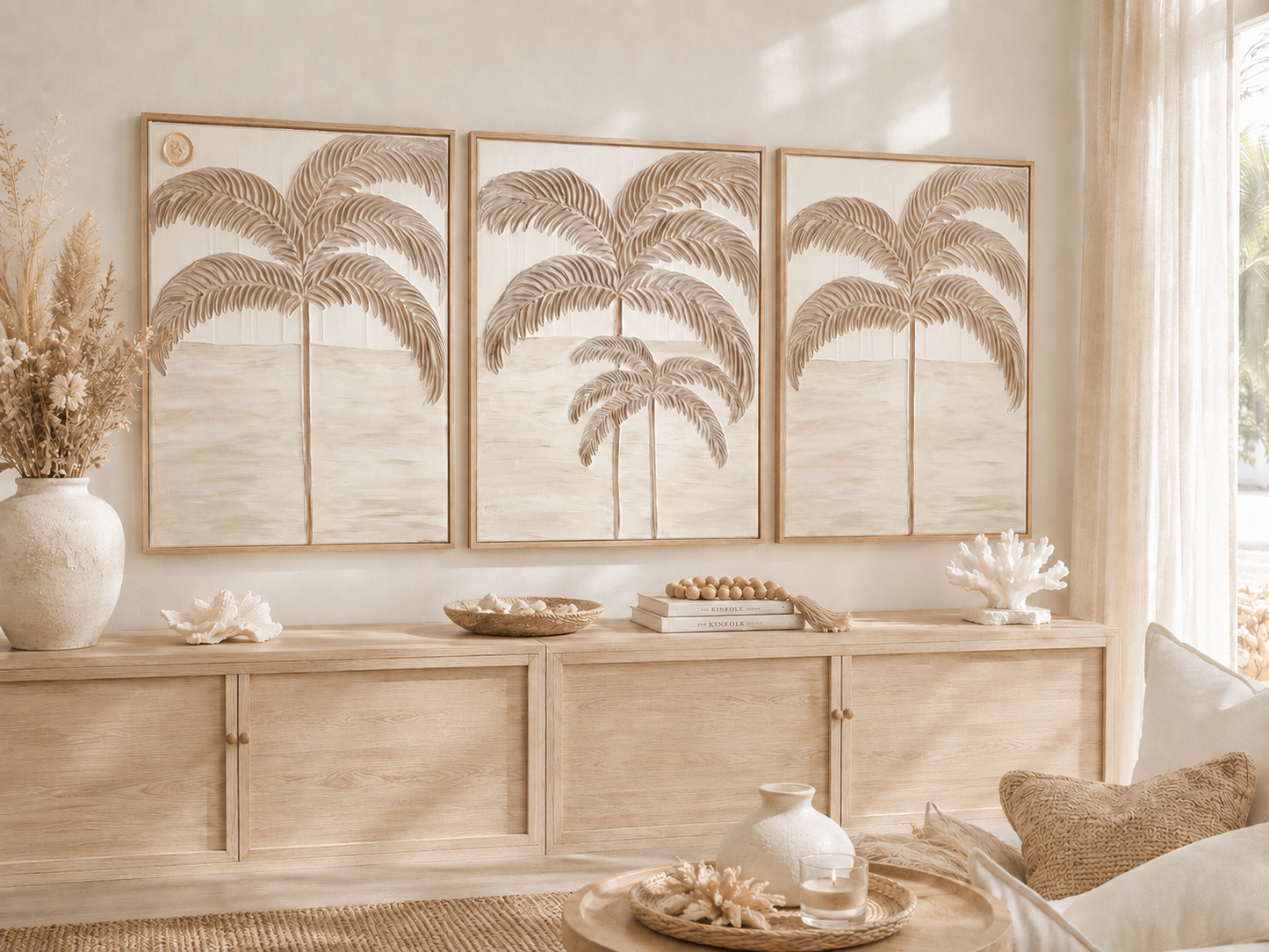 Coastal Dreaming Trio | Tan & Sand
