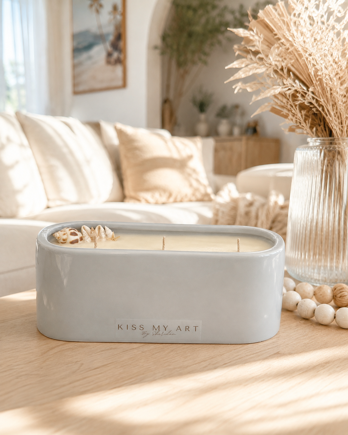 Ocean Luxe Candle | 1000ml | Soft Blue