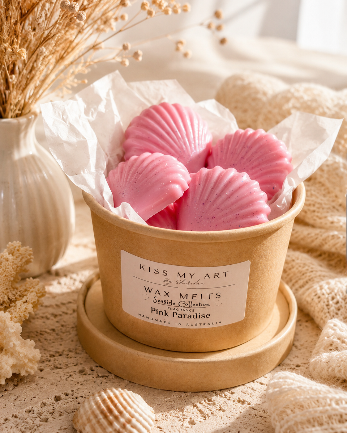 Seaside Collection | Wax Melts Tub | Pink Paradise