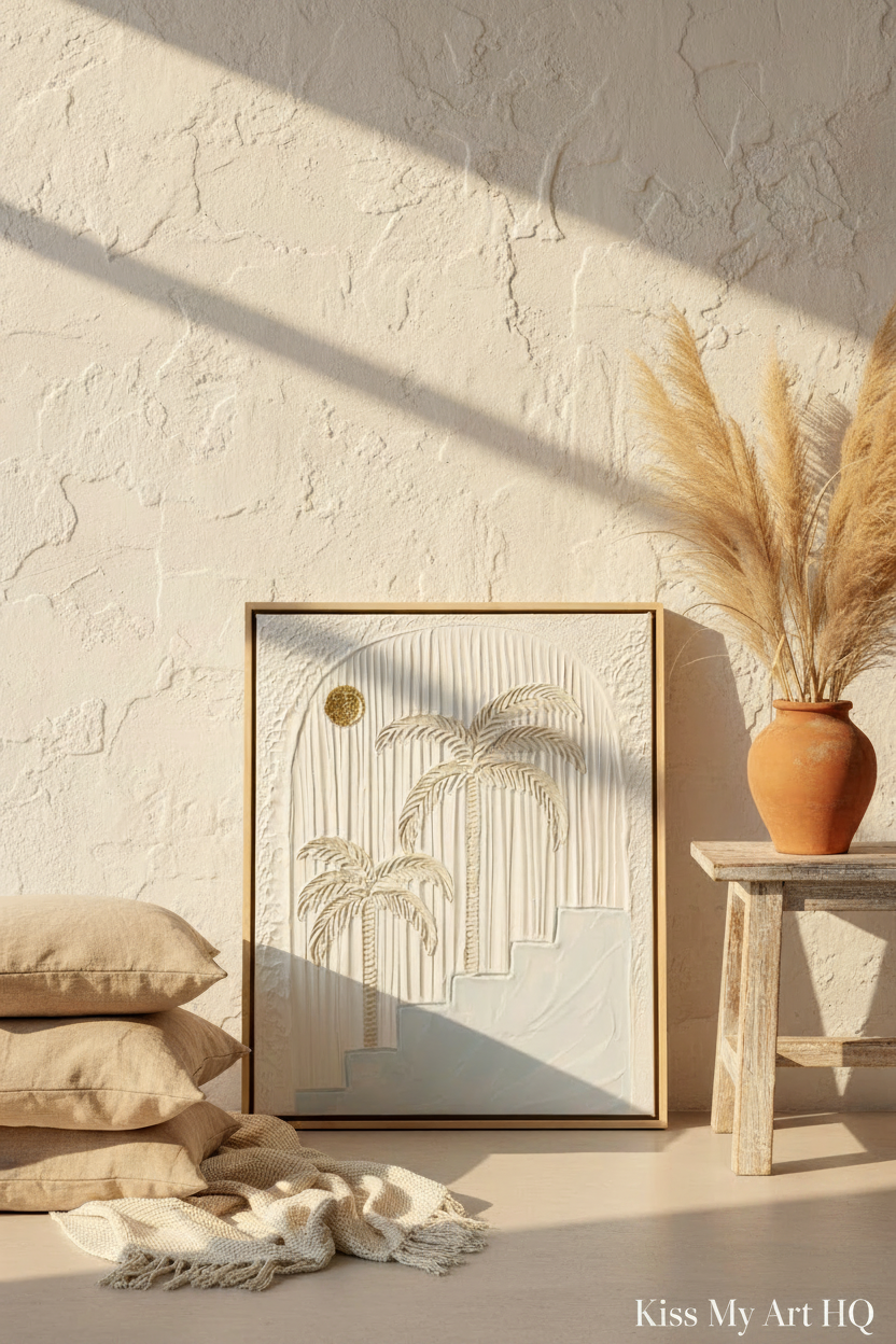 Amalfi Palms | Sand & Blue -