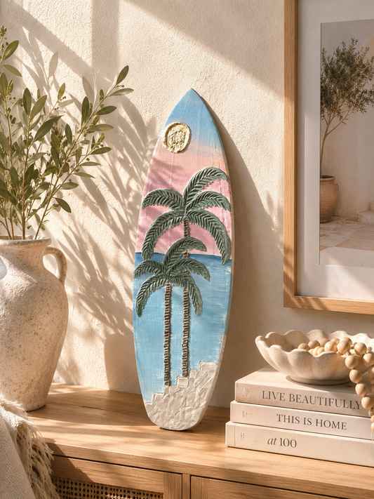 Amalfi Coast Sunset | Surfboard | Available Now