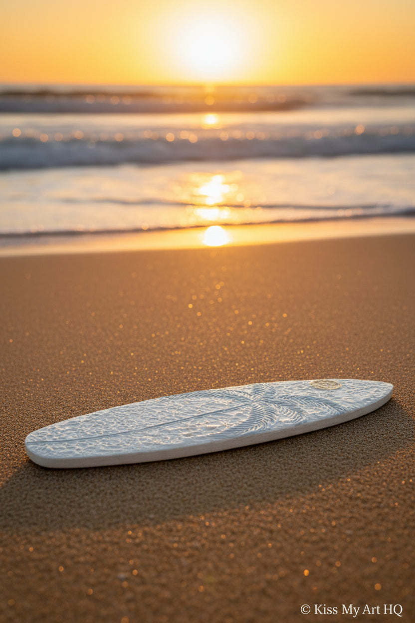 Beach Vibes | Surfboard | Powder Blue