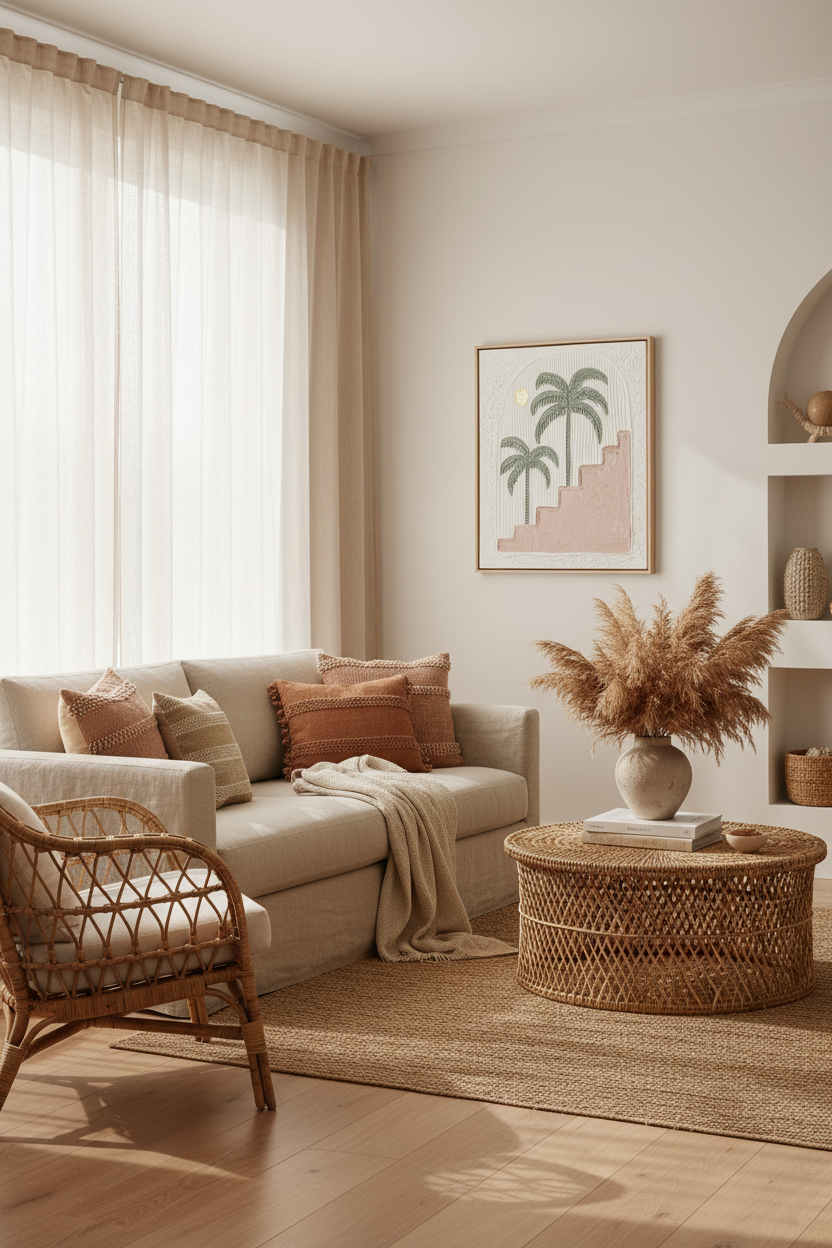 Amalfi Palms | Sage & Dusty Pink