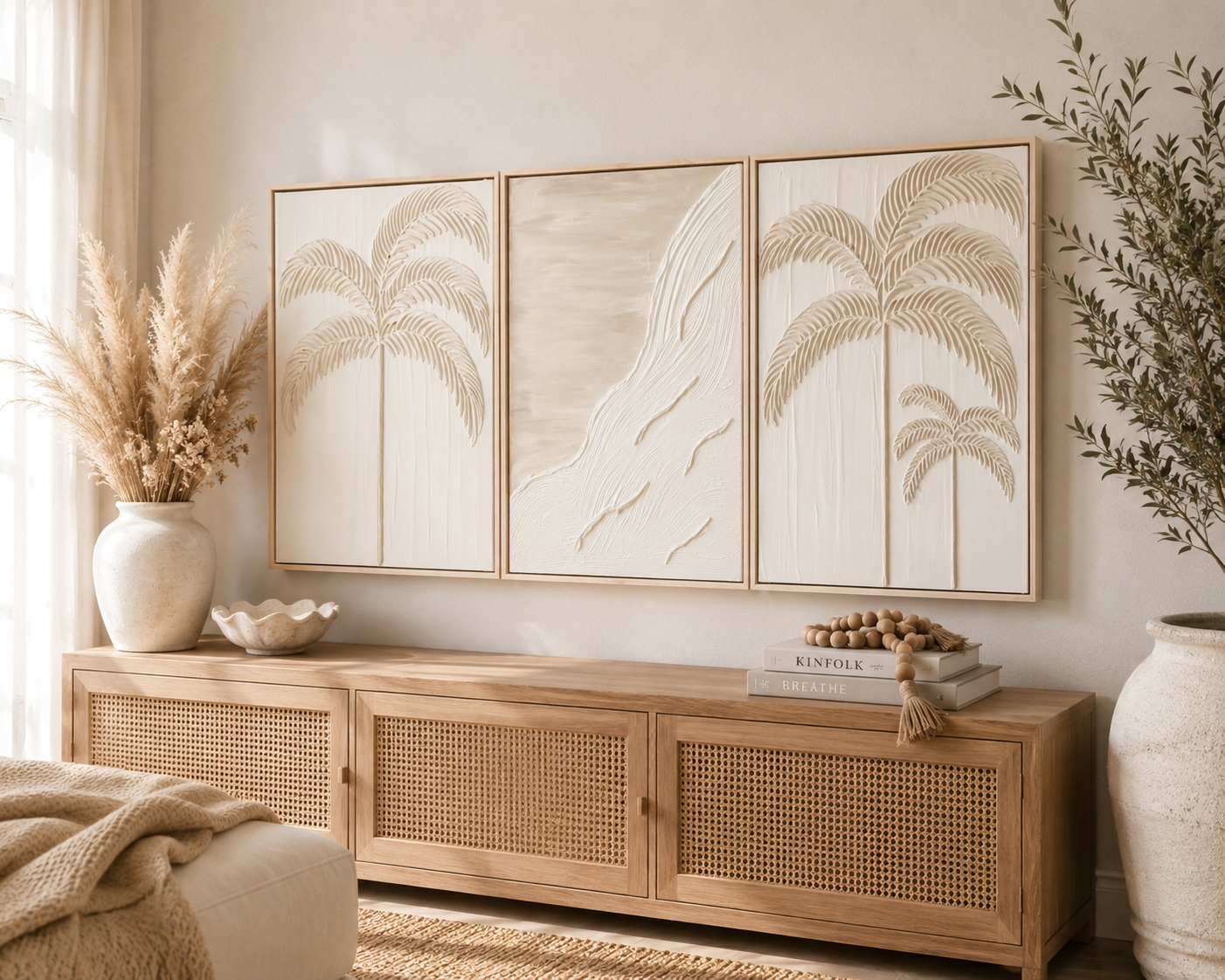 Cali Beach Trio | Sand & White