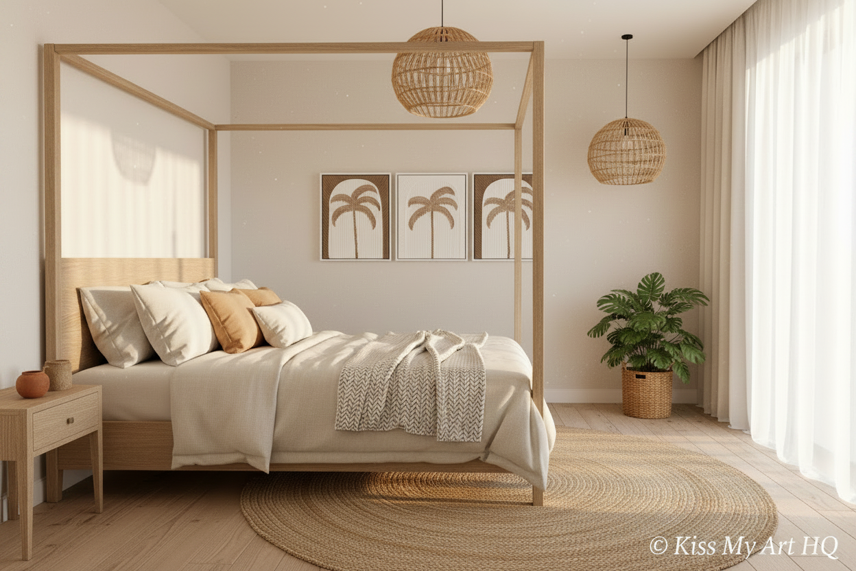 Tropical Muse Trio | Tan & White