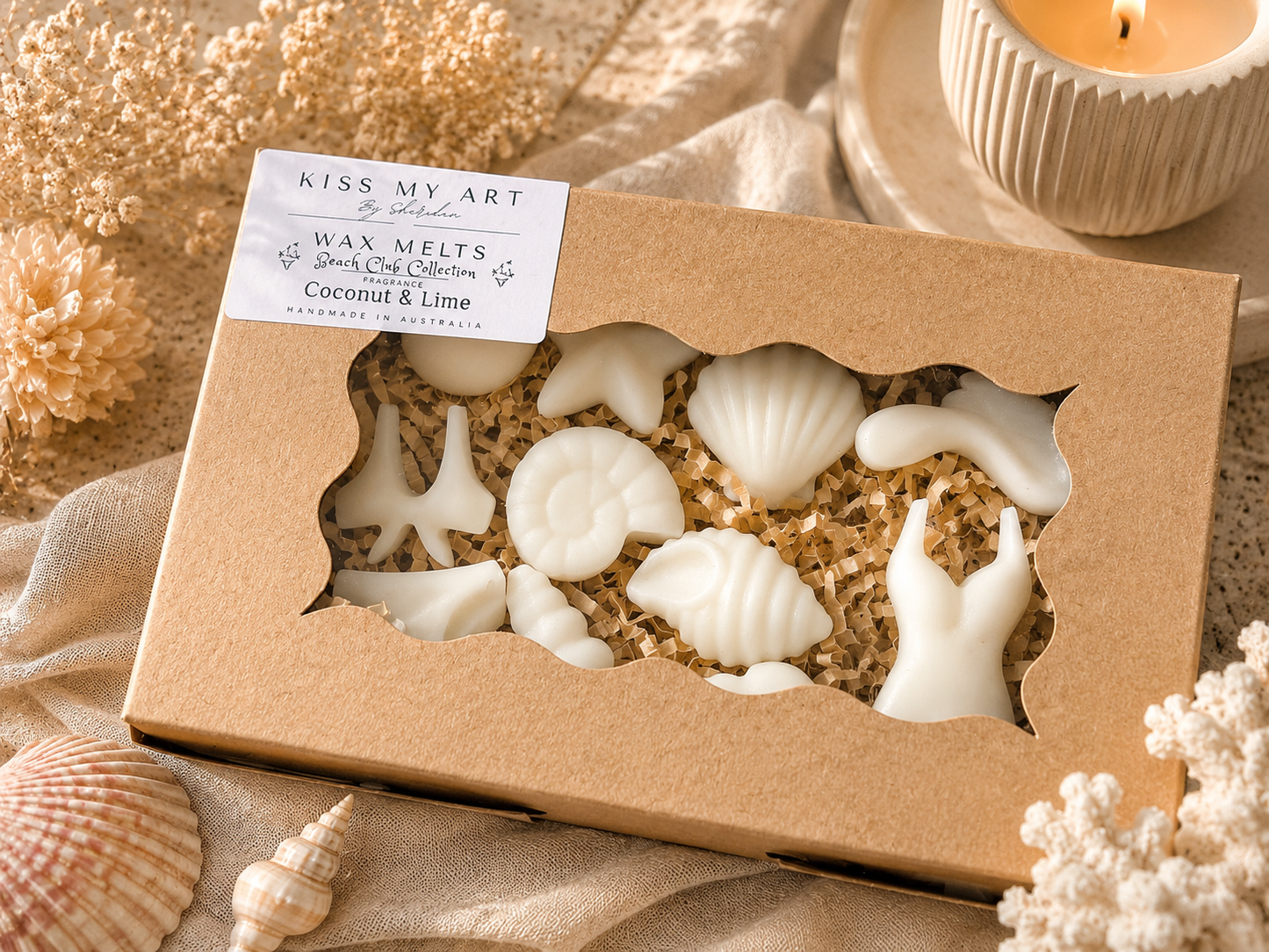 Beach Club Collection | Wax Melts Gift Box | Coconut & Lime