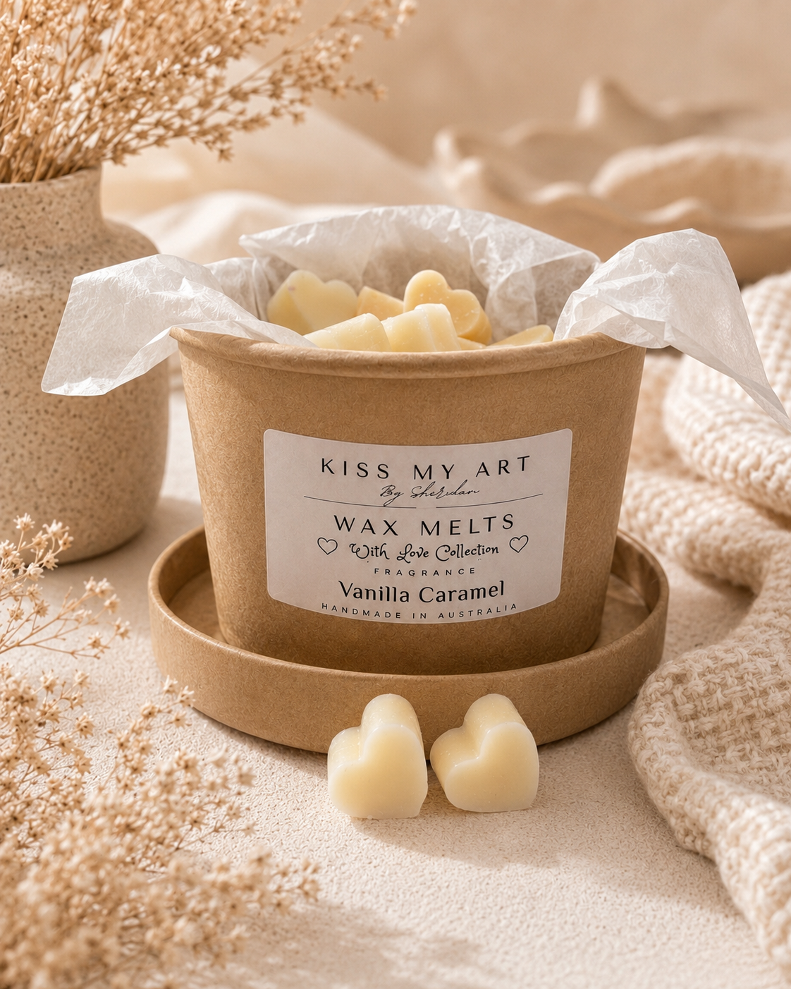 Love Collection | Wax Melts Tub | Vanilla Caramel