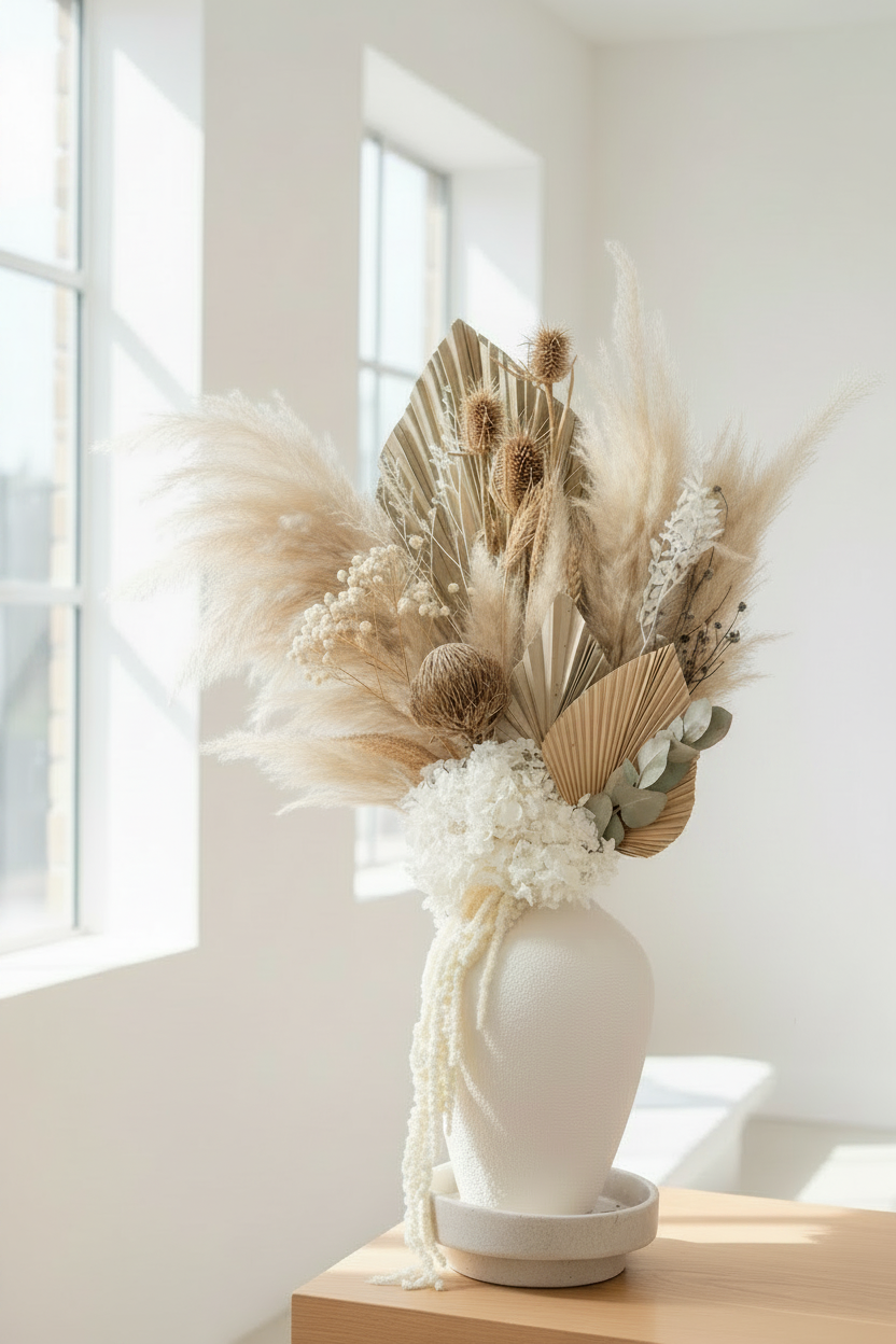 Coastal SerenityPreserved Arrangement | Soft Ivory
