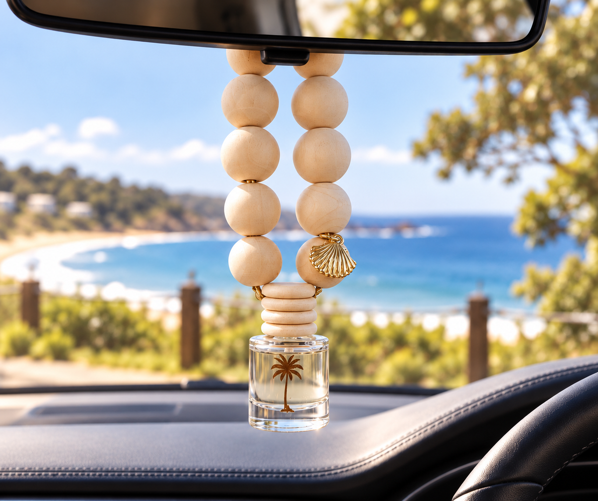Seashell Island | Car Diffuser | Gold