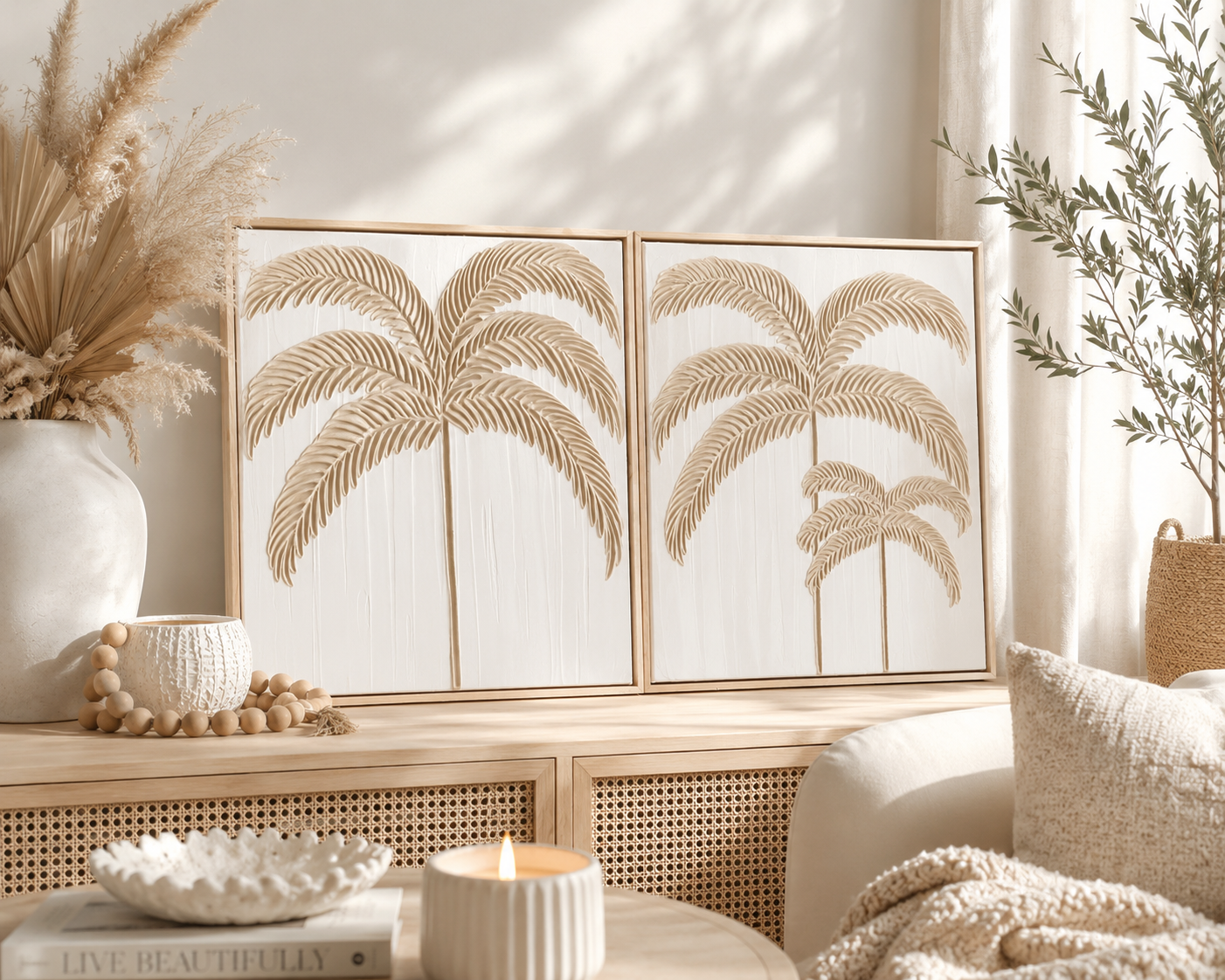 Balmy Palmy Duo | Signature Series | Sand -