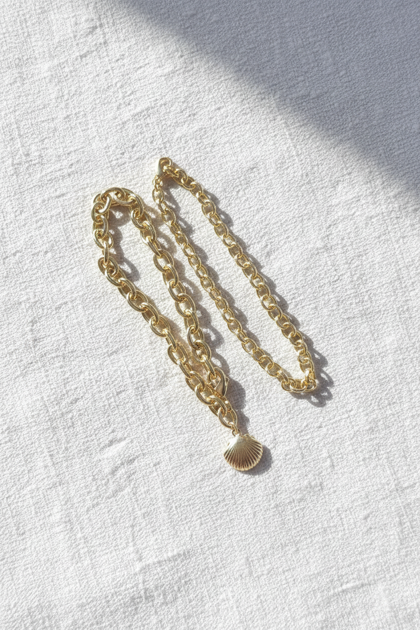 Seashell Island Bracelet | Gold