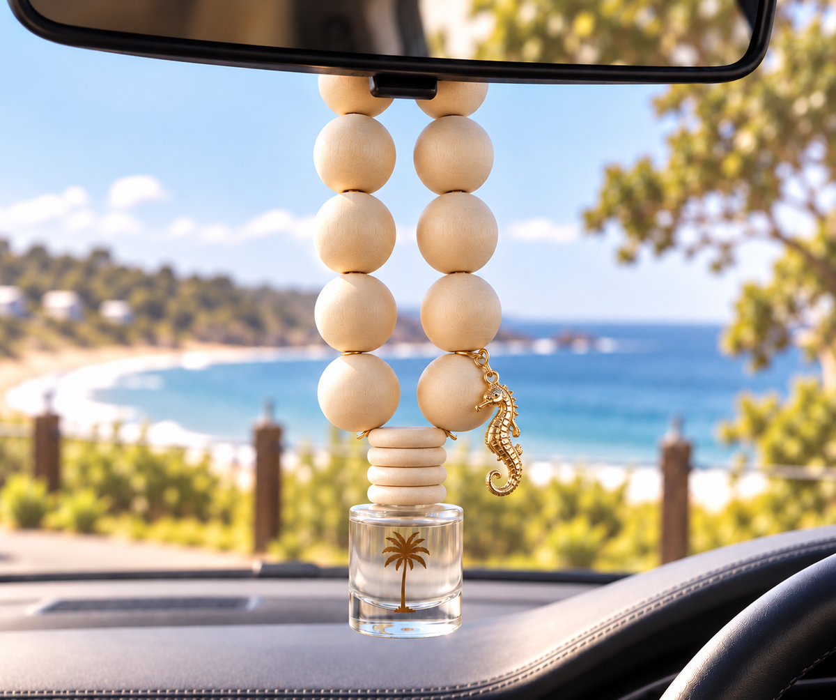 Ocean Whisper | Coastal Car Diffuser | Gold