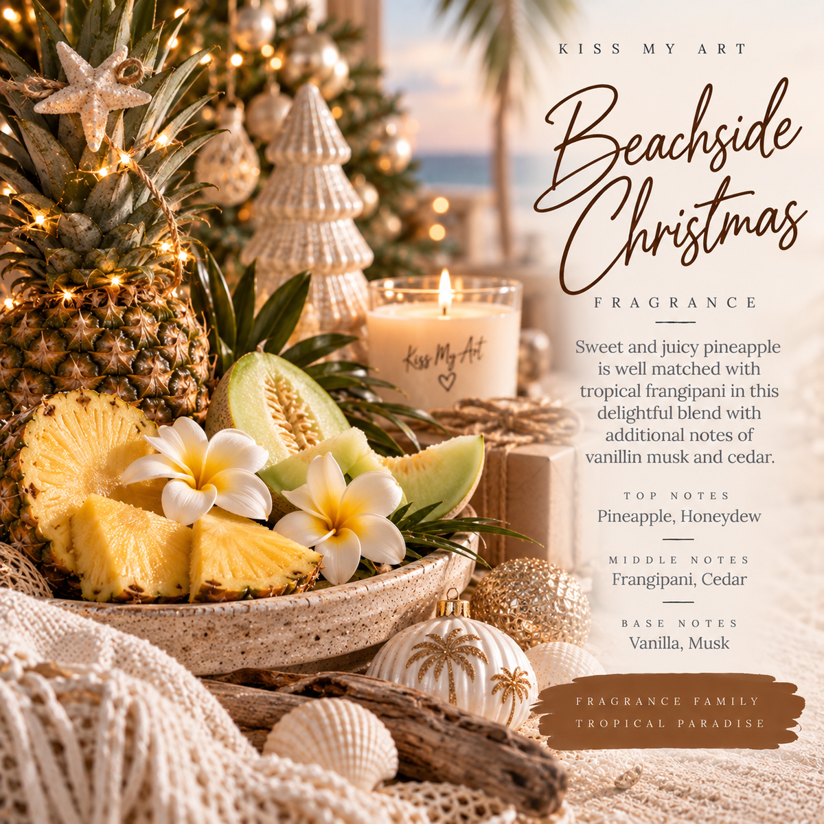 Beachside Christmas Candle | 350 mL
