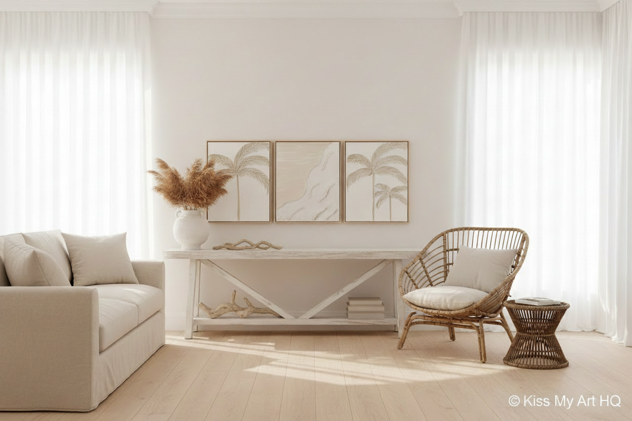 Cali Beach Trio | Sand & White -