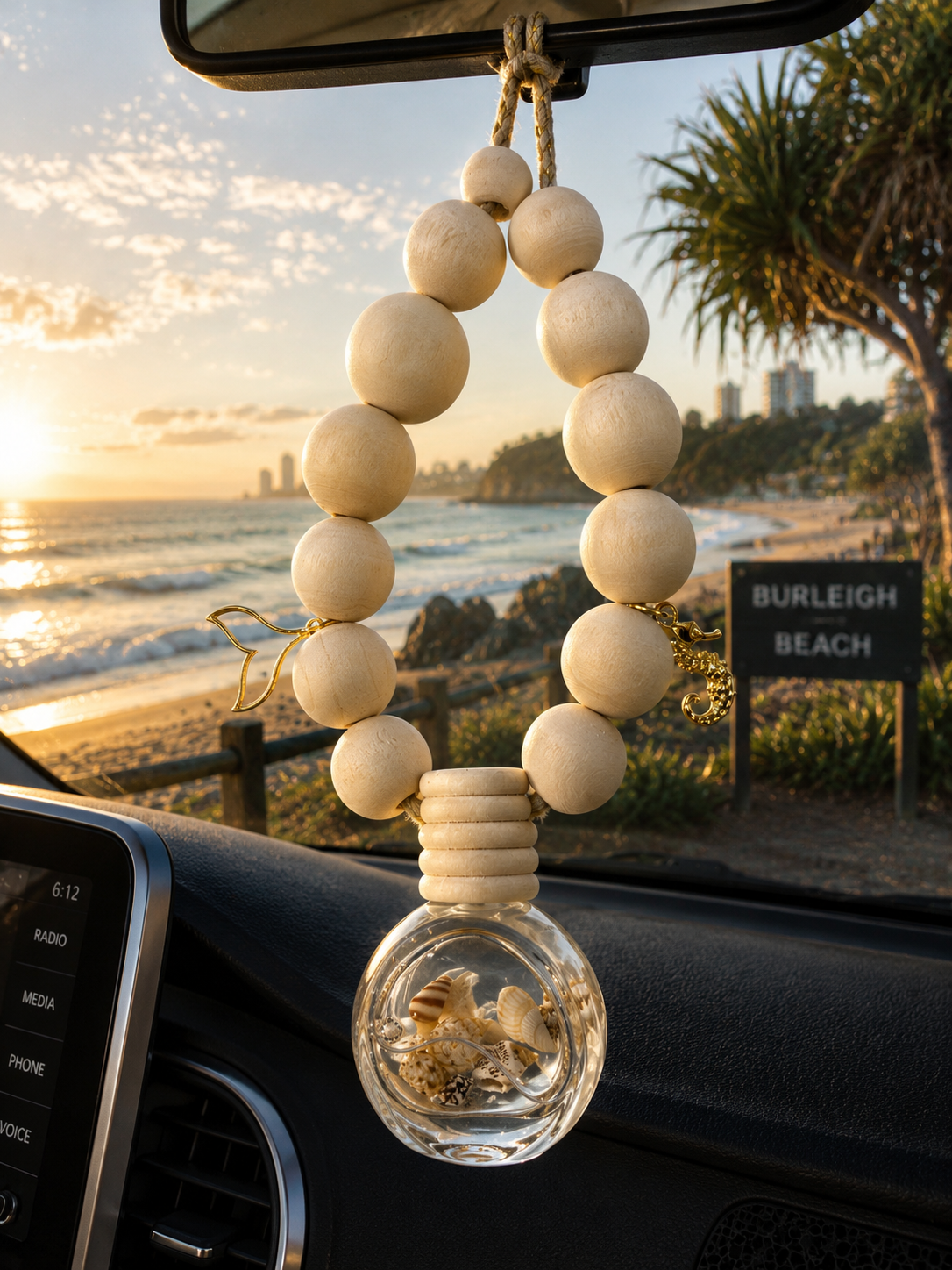 Pink Paradise | Car Diffuser | Seahorse & Whale Tail