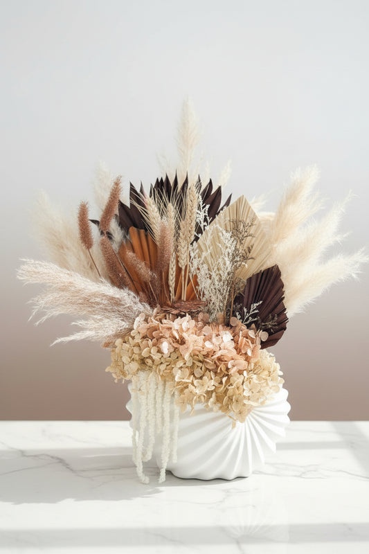 Luxe Blooms Preserved Arrangement | Creamy Neutrals