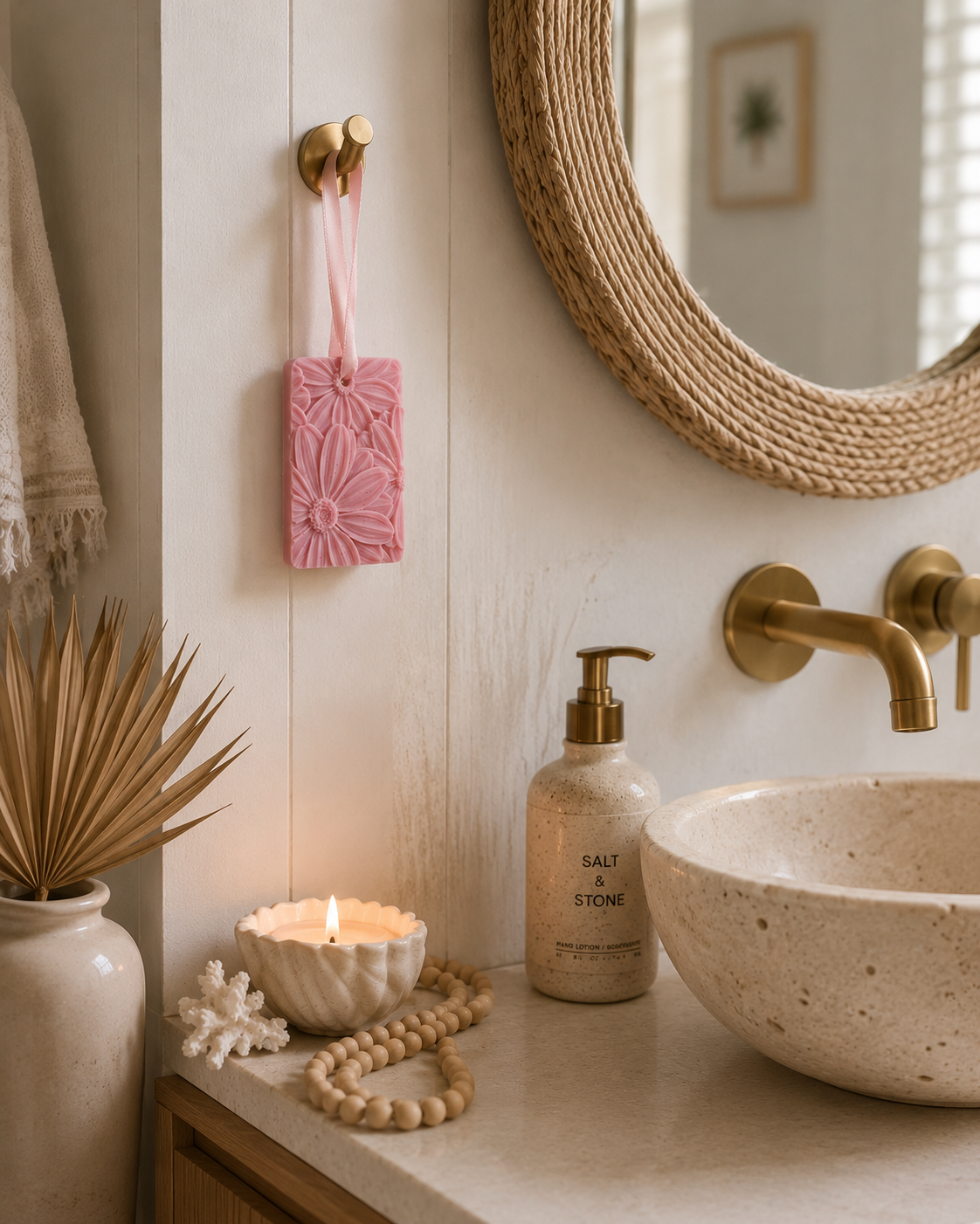 Hanging Fragrance Tablet | Pink Paradise | Small