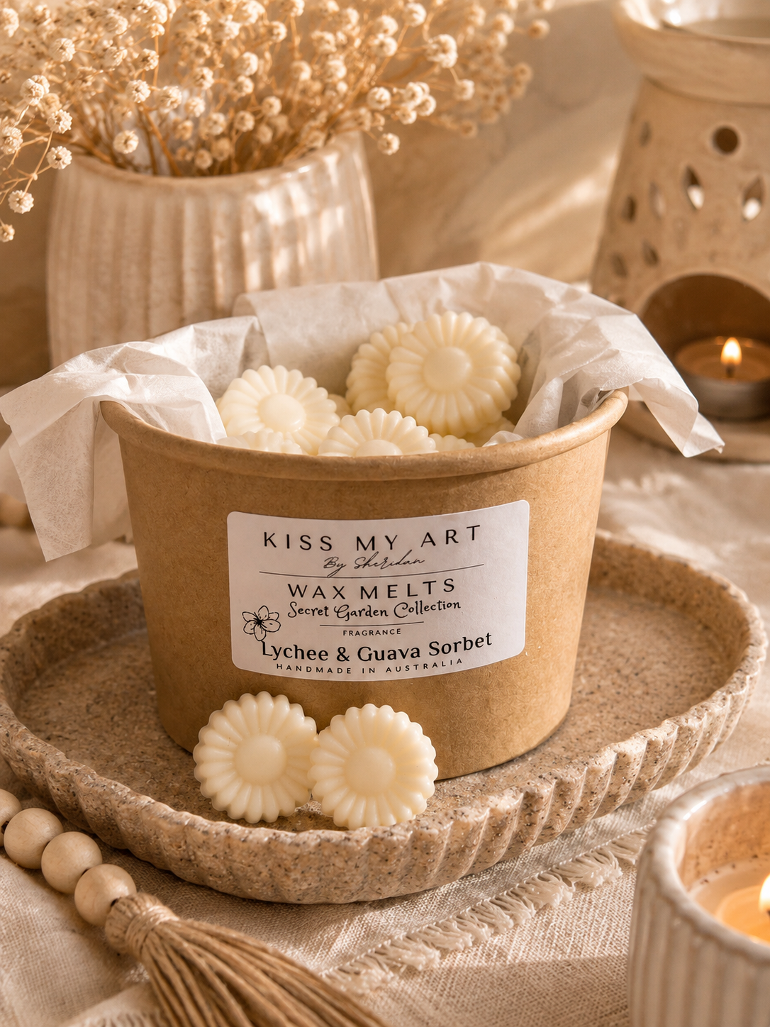 Secret Garden Collection | Wax Melts Box | Lychee & Guava Sorbet